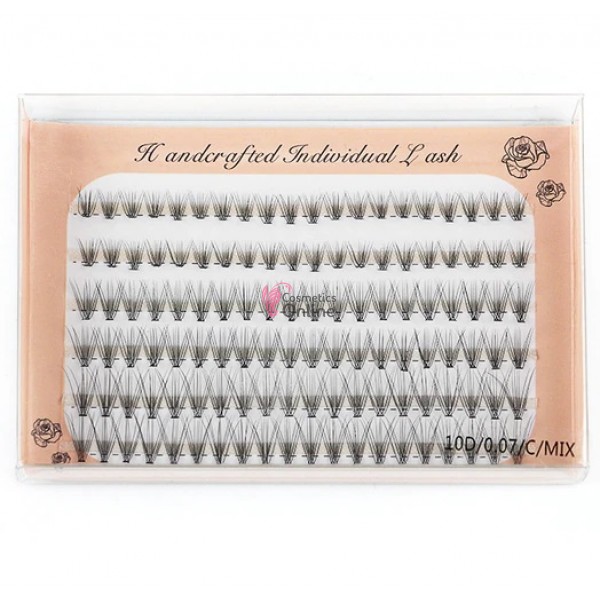 Gene false  smocuri / manuchi 10D cu Effect WOW C/0,07/8-10-13mm - 120 smoc  + 1 Adeziv gene Marie Beauty 12g